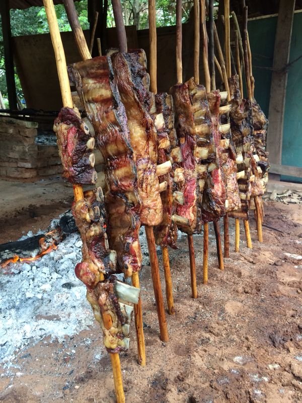 asado a la estaca